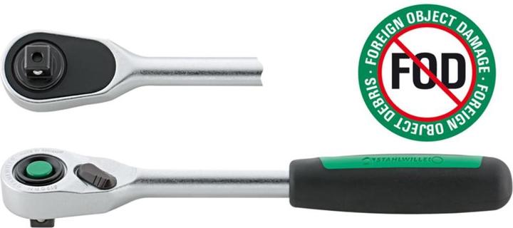 Actual product image Stahlwille VDE fine-tooth ratchet | 512QR N (1/2")