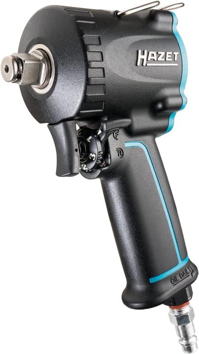 Actual product image HAZET Impact wrench ∙ extra short 9012M-1 ∙ Maximum loosening torque: 1200 Nm ∙ Square, solid 12.5 … (Air blast)