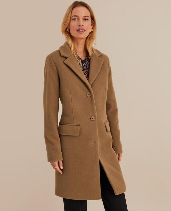 Actual product image Anne Weyburn Half-length coat with button fastening (46)