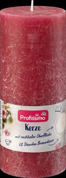 Produktbild dm Profissimo Rustikkerze bordeaux 160/68