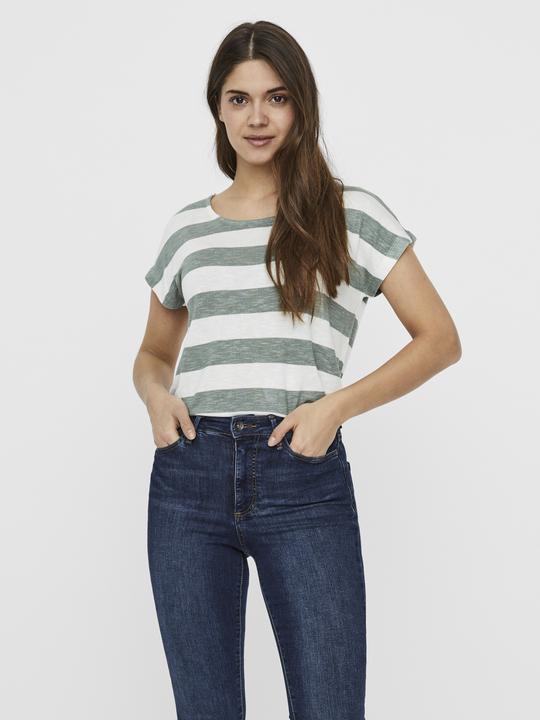 Produktbild Vero Moda Gestreiftes Oberteil mit kurzen Ärmeln (M)