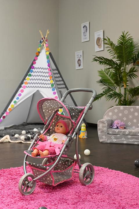 Image du produit Knorrtoys Poussette de poupée Jogger Lio - Star grey