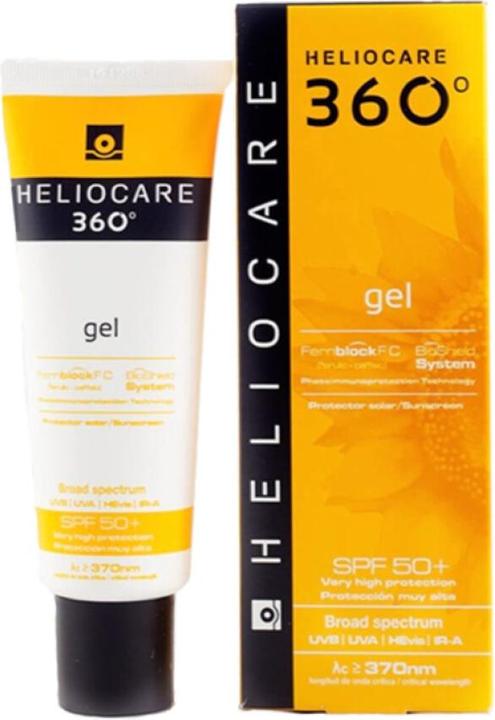 Actual product image Heliocare 360° gel SPF 50+ gel (Suntan cream, SPF 50, 50 ml)