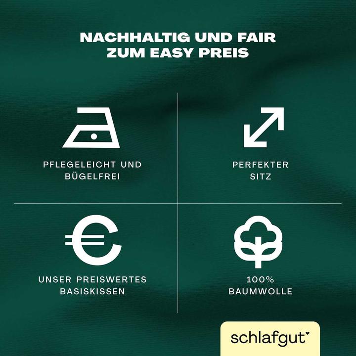 Produktbild schlafgut Easy Jersey (Duvetbezug, 40 x 60 cm)