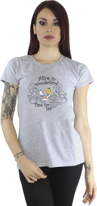 Image du produit Disney - T-shirt ALICE IN WONDERLAND TIME FOR TEA - Femme (S)