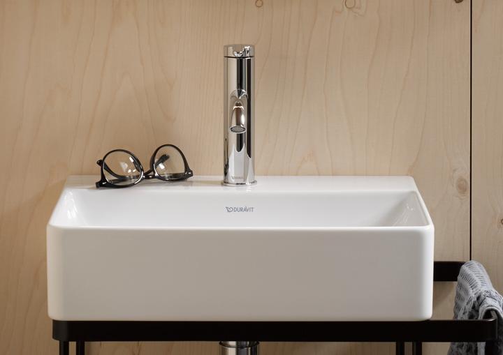 Actual product image Duravit Single lever basin mixer C.1 S without pop-up waste chrome