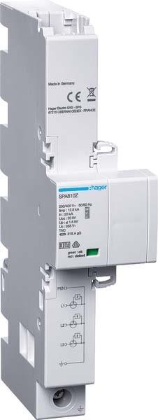 Hager SPA810Z Parafoudre combiné T1+T2+T3 3P