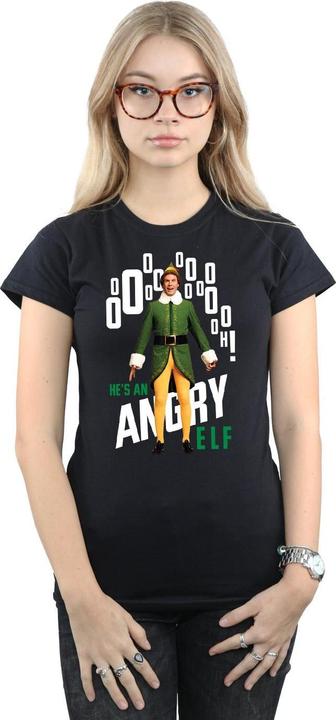 Actual product image Elf Womens/Ladies Angry Cotton T-Shirt (L)