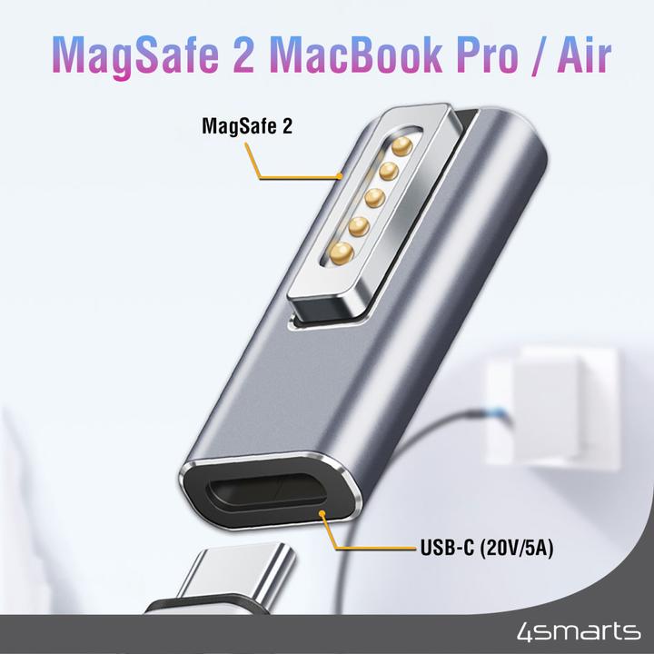 Actual product image 4smarts Adapter USB-C PD 100W Magsafe 2 540466 (MagSafe)