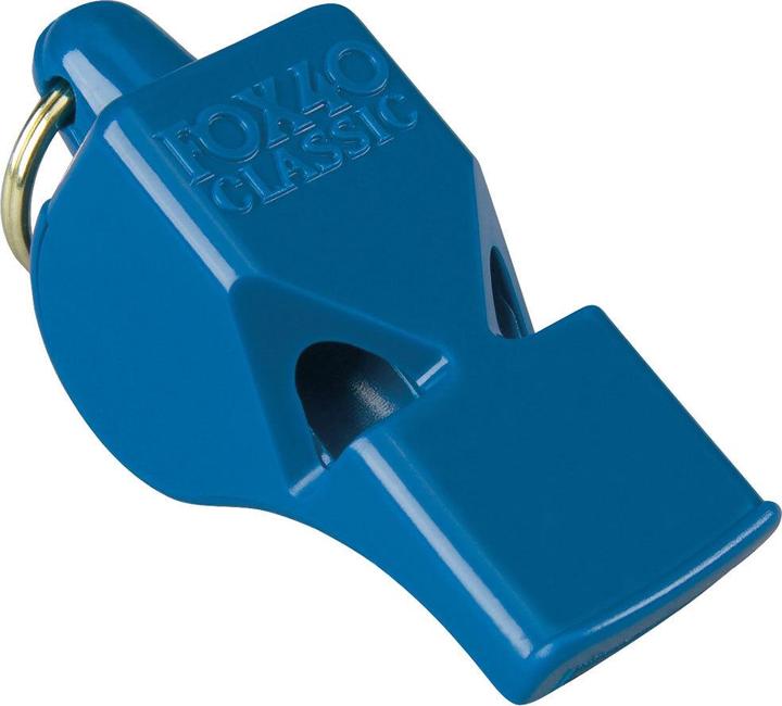 Actual product image Fox40 Whistle Fox 40 Classic Safety blue + cord 9903-0508