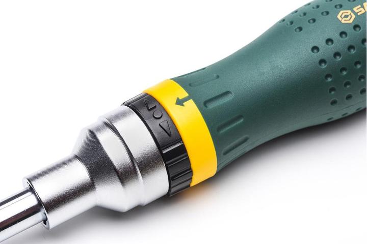 Produktbild SATA Ratschenschraubendreher mit Bit-Magazin, 19-teilig