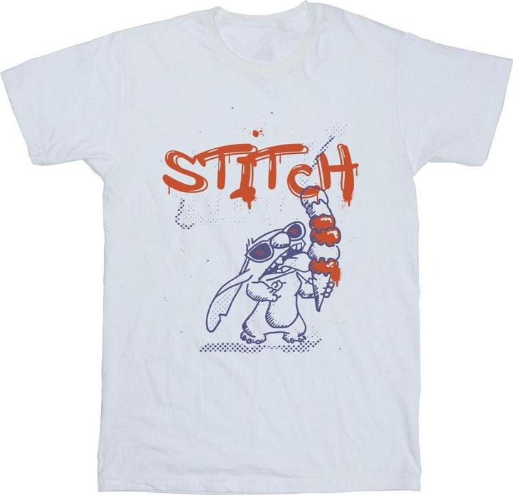 Actual product image Disney Mens Lilo & Stitch Ice Creams T-Shirt (S)