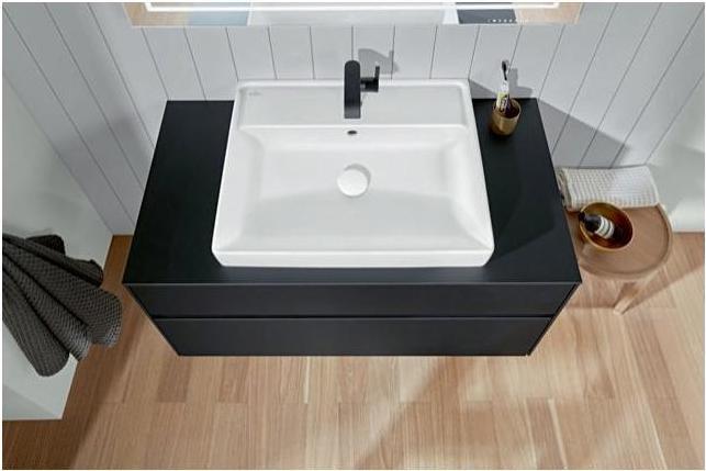 Produktbild Villeroy & Boch V&B Waschtisch COLLARO 600x470mm m ÜL m HL stone white C+ (470 mm, 600 mm)