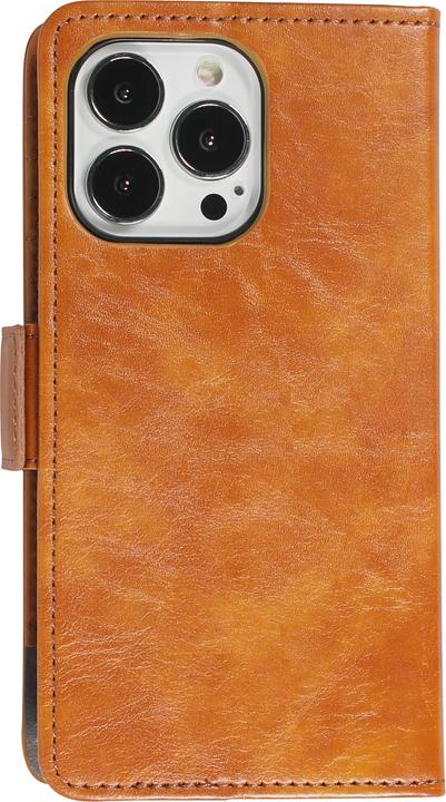 Immagine prodotto PhoneLook Etui cuir Flip Wallet en cuir véritable avec stripe design et compartiment à cartes (Apple iPhone 13 Pro Max)