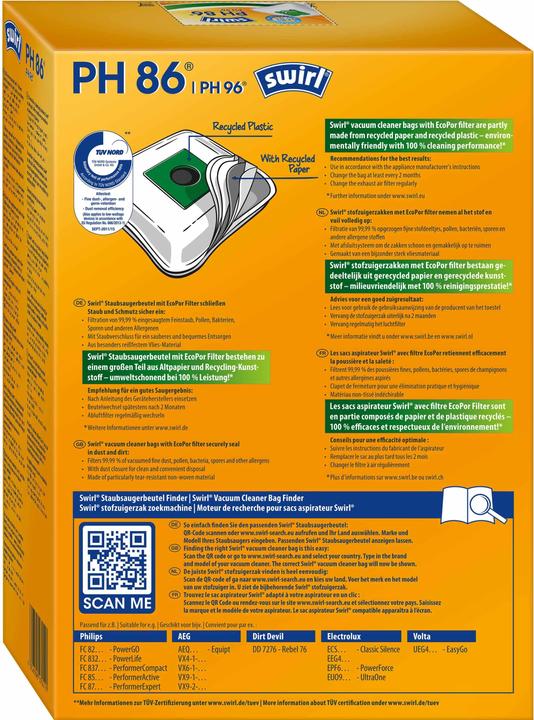 Actual product image Swirl PH 86 MicroPor (1 x)