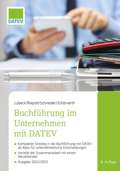 Produktbild Buchführung im Unternehmen mit (Deutsch, Monika Lübeck, Harald Schörverth, Ricardo Schneider, Johannes Riepolt, Johannes Dr. Riepolt, 2023)