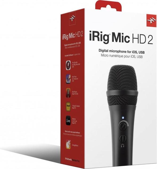 Actual product image IK Multimedia iRig HD 2 (USB, 30 pin, Lightning)