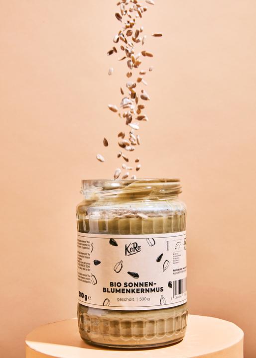 Produktbild KoRo Bio Sonnenblumenkernmus aus geschälten Sonnenblumenkernen (500 g)