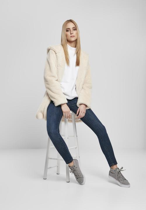Produktbild Urban Classics Ladies Hooded Teddy Coat (M)
