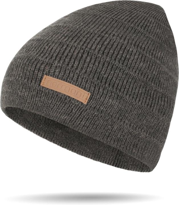 Actual product image Normani Winter set "Sudbury" with hat and scarf mottled brown (One size)