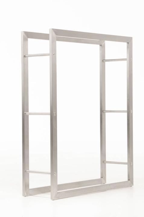 Image du produit CLP Support de bois de chauffage Keri 25x80x100, acier inoxydable (25 x 80 x 100 cm)