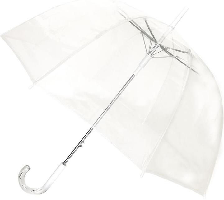 Smati Regenschirm durchsichtig transparent mit Automatik Stockschirm (Hochzeit)