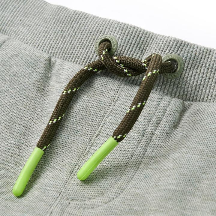 Actual product image VidaXL Children's tracksuit bottoms light khaki 104,Material: 80 (104)