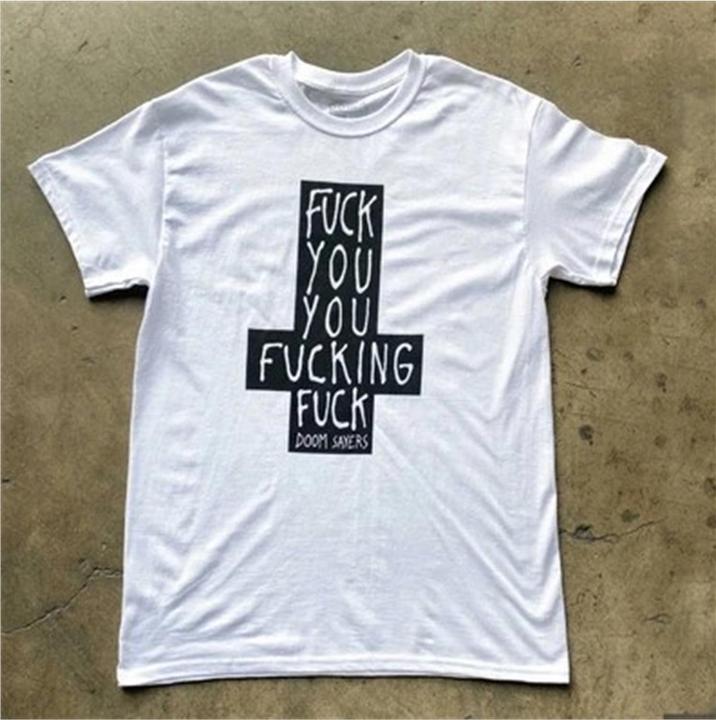 Actual product image Doomsayers Fuck You T-Shirt (S)