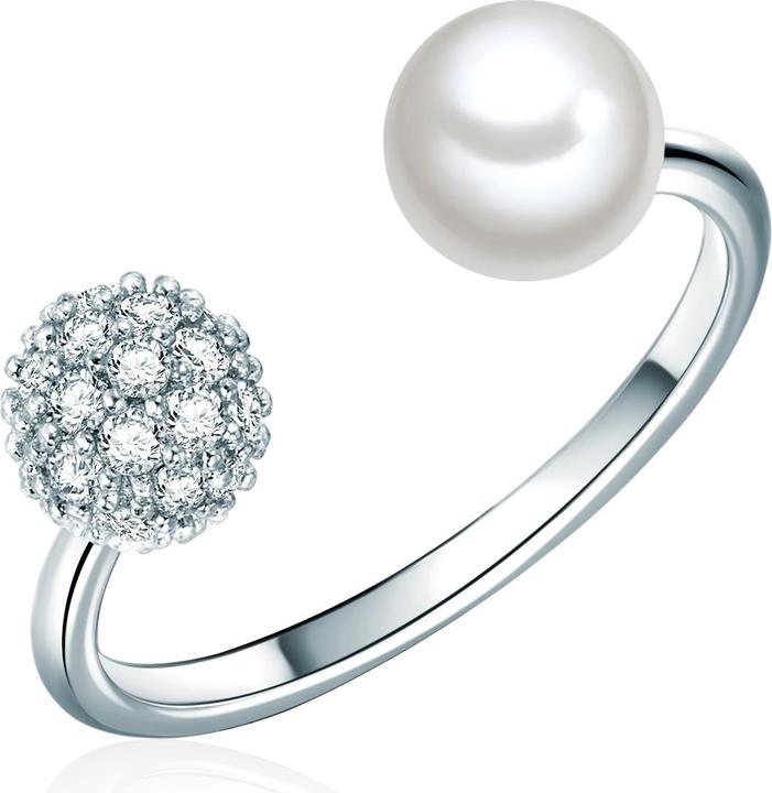 Immagine prodotto Lulu & Jane Donna ottone zirconia cubica conchiglia perla argento - 29445 (58)