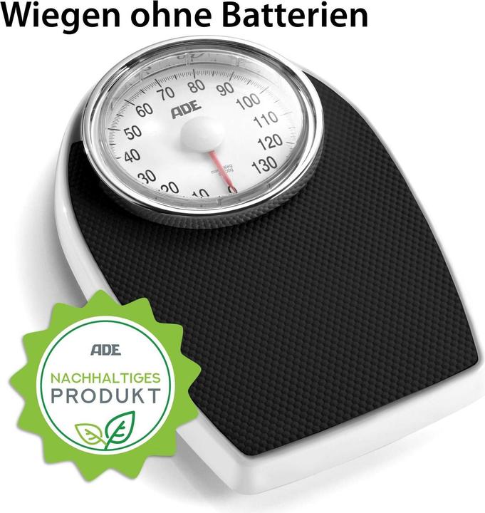 Immagine prodotto ADE Bilancia da bagno Victoria nera (136 kg)