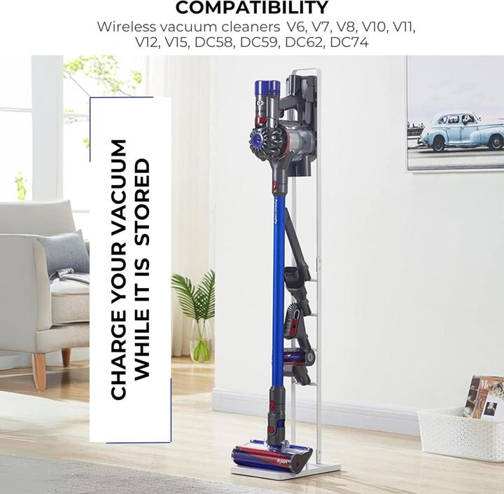 Immagine prodotto Plutoos Supporto Hoover per Dyson V15 V12 V11 V10 V8 V7 V6 - DC58/ DC59/ DC62/ DC74
