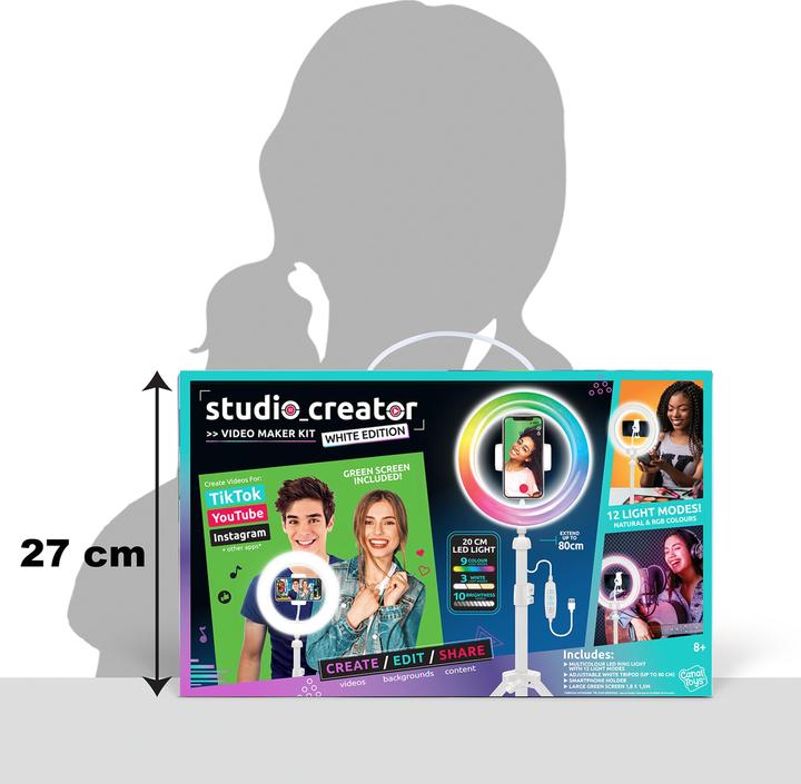 Immagine prodotto Canal Toys Studio Creator - Kit per video maker bianco (11035)