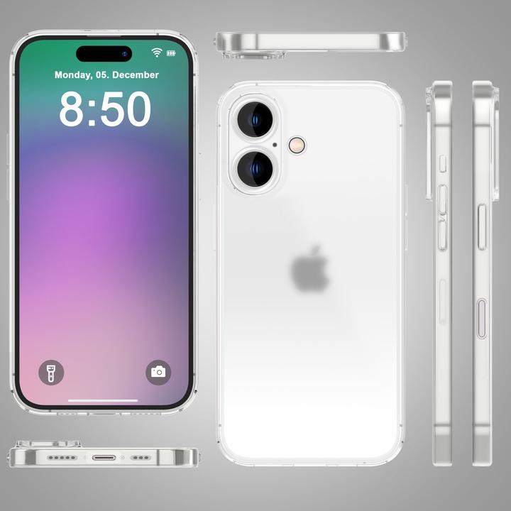 Produktbild Nalia Extrem Dünnes 0,3mm Mattes Hardcase (Apple iPhone 16)