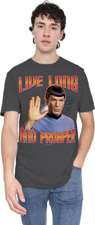 Actual product image Star Trek: The Original Series Unisex Adult Live Long and Prosper Spock T-Shirt (XXL)