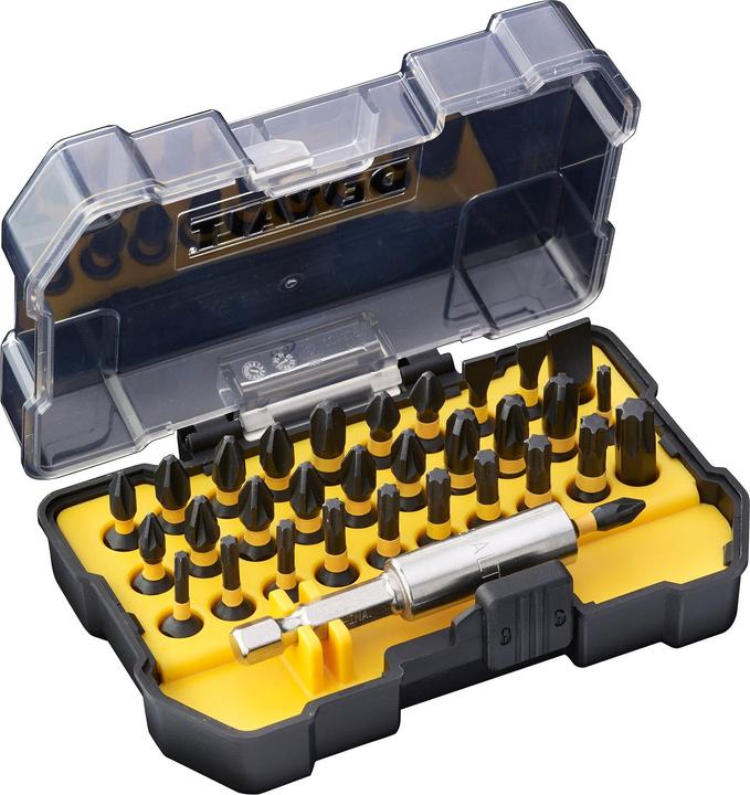 DeWalt DT70523T-QZ (Croce Pozidriv PZ M18, Fessura per vite M6, Esagono incassato TX M25, Croce Pozidriv PZ M2, Croce Pozidriv PZ M3, Croce Phillips PH M1, Croce Phillips PH M2, Croce Phillips PH M3, Fessura per vite M8, Fessura per vite M10, Presa esagonale TX M10, Esagono cavo TX M15, Presa esagonale TX M20)