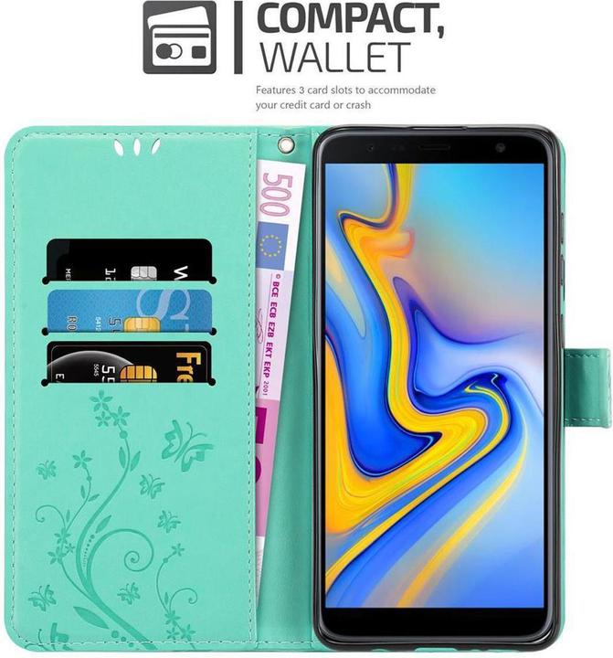 Produktbild Cadorabo Flower Book Cover (Samsung Galaxy J6+)