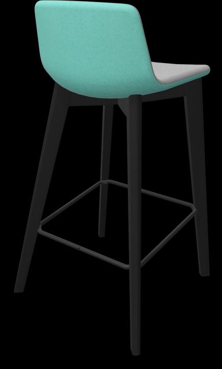 Gris, Noir, Mint, Frêne teinté noir
