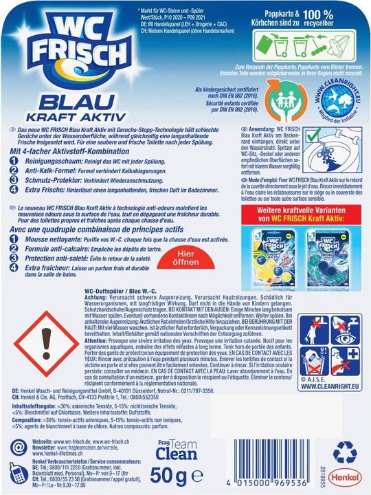 Immagine prodotto WC Frisch Kraft-Activ Blauspüler Chlor