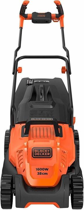 Actual product image Black & Decker Blac Lawn Mower BEMW471BHQS 1600W 38cm Cutting Width, 45L Grass Collector (Electrical connection)