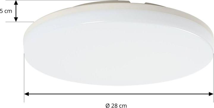 Actual product image Prios Artin LED ceiling lamp, round, 28 cm (2160 lm)