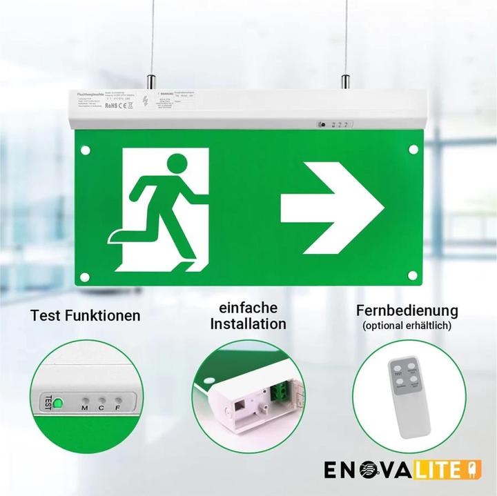Image du produit Enovalite Luminaire d'évacuation à LED