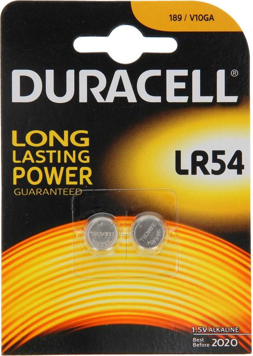 Image du produit Duracell Electronique (2 pcs, AG10, 65 mAh)