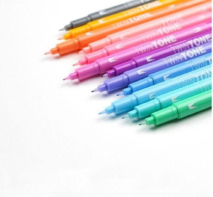 Produktbild Tombow TwinTone (Mehrfarbig, 12 x)