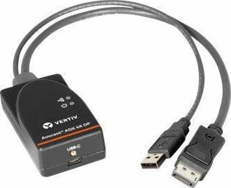 Image du produit Vertiv Avocent ADX-DP-400, DisplayPort, USB Type-C, 3840 x 2160 pixels, 1 pièce(s) (USB-C)