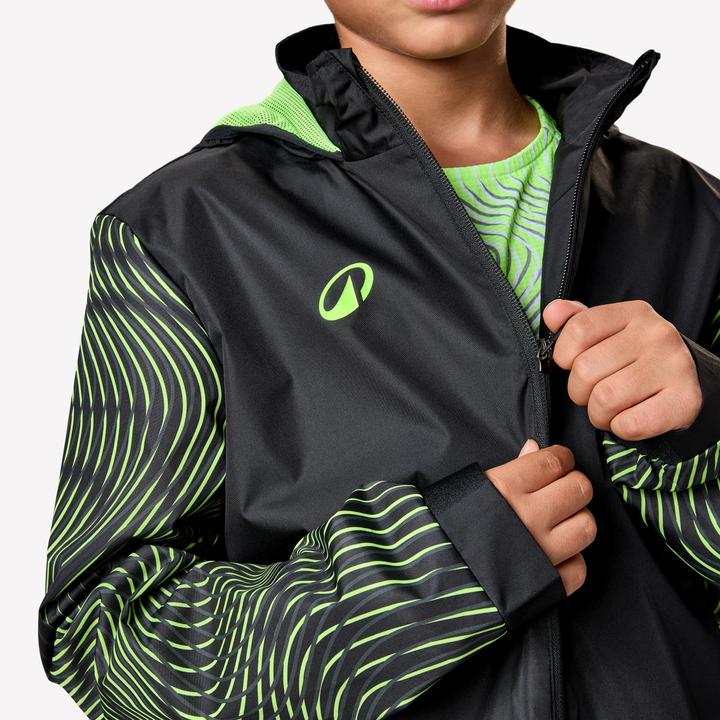 Image du produit Kipsta Coupe-Pluie De Football Enfant Viralto Jr Wavy Noir & Jaune Fluo (8, 9, 10)