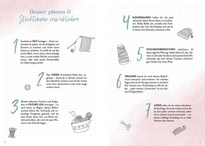 Produktbild Stricken – Mein Bullet Journal – Besser planen & Strickträume verwirklichen (Deutsch, Marisa Nöldeke, 2020)