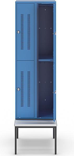 Produktbild Wolf Halbhoher Garderobenschrank mit Sitzbankuntergestell (60 cm, 214 cm)