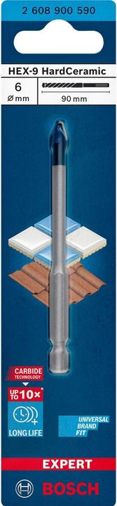 Actual product image Bosch Professional Zubehör Expert HEX-9 HardCeramic (6 millimetres)