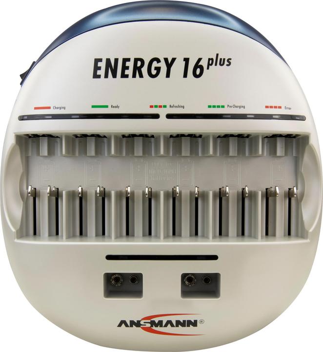 Immagine prodotto Ansmann Energia 16 Plus (1 pz., C, D, AA, AAA, 9V Block, Caricabatterie senza batteria)