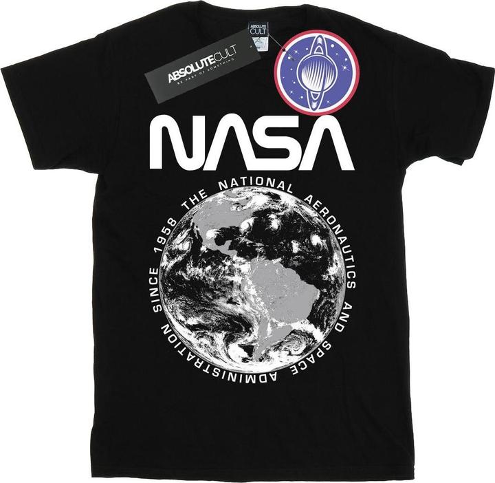 Actual product image Nasa Mens Planet Earth T-Shirt (S)